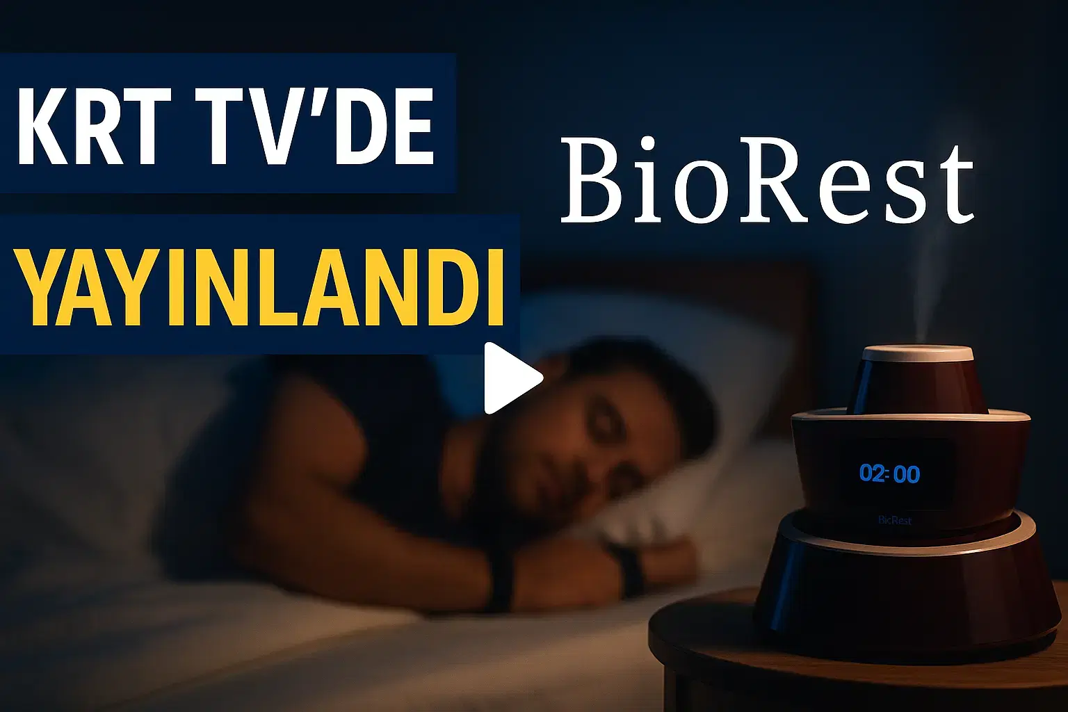 KRT TV'de BioRest Tanıtımı
